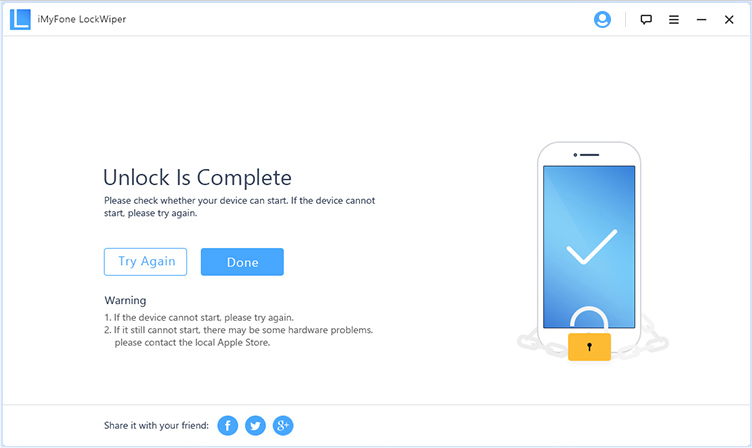 unlocking ipad or iphone passcode with unlock tool