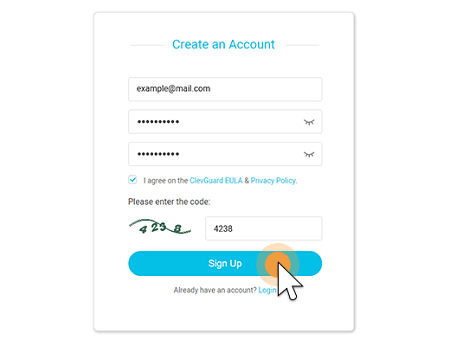 create an account