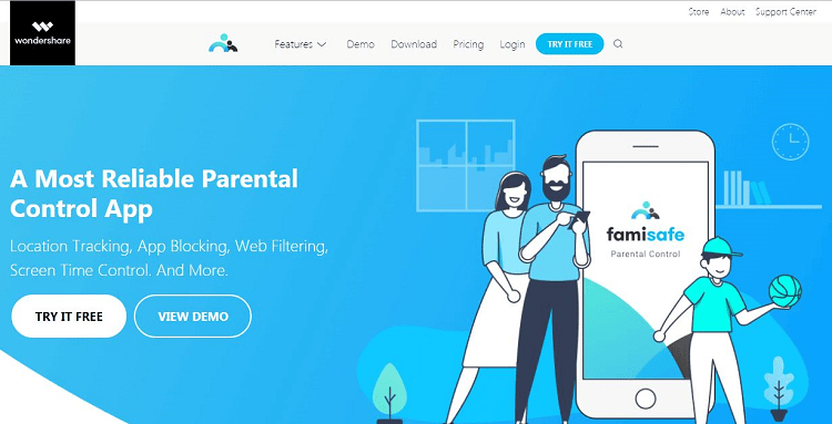 famisafe for parental control