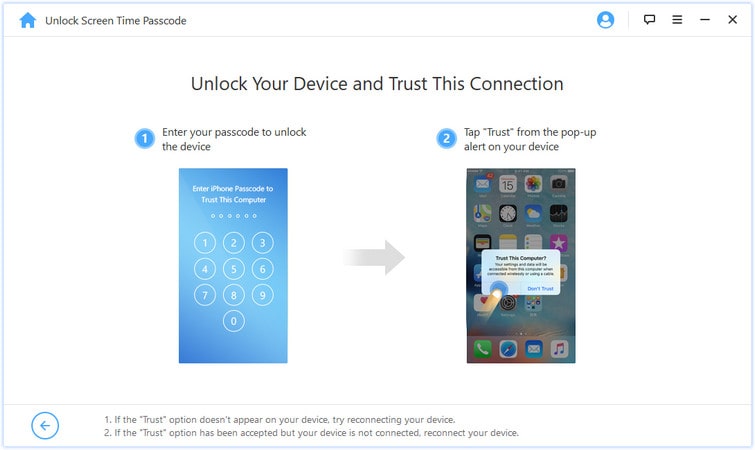 trust connection on idevice