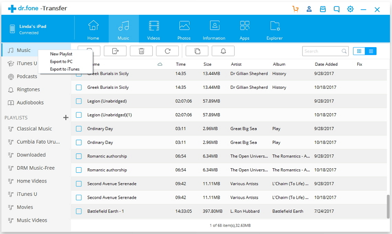 copy entire ipod playlist to computer windows 10