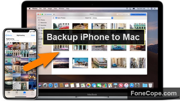 backup iphone to mac