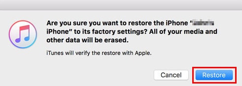 reset restrictions passcode with itunes