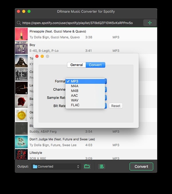 drmare spotify playlist downloader
