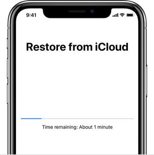 restoring from icloud