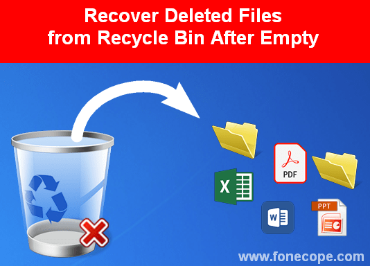 recover deleted files from recycle bin after empty