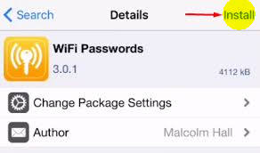 install wifi passowrd in cydia