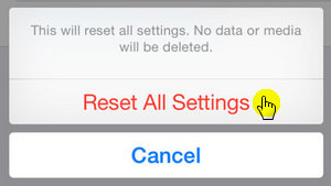 iphone reset all setting to fix wifi keeps losing