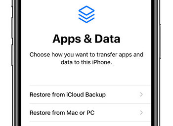 set up iphone after exit recovery mode