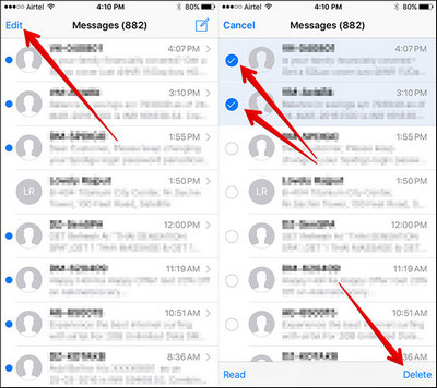 remove call history from iphone