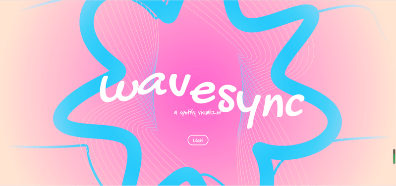 wavesync visualizer for spotify